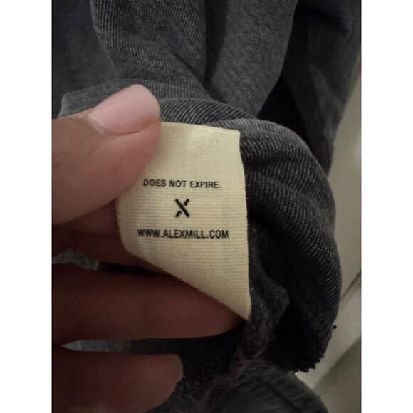 Alex Mill Frankie Sweatshirt Vintage Washed Black L - Picture 6 of 7